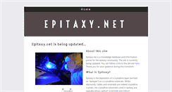 Desktop Screenshot of epitaxy.net